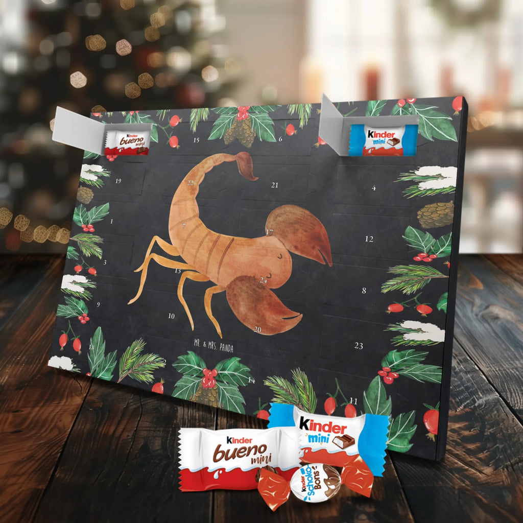 Chocolate advent calendar Star sign Scorpio date of birth, month of birth, constellations, birthdays, astrology, birthday october, scorpion gift, scorpion star sign, scorpions, gift october, birthday november, gift november