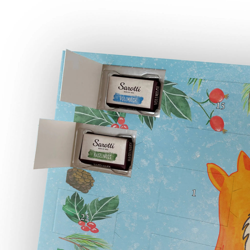 Chocolate advent calendar foxes Love forest wildlife, clever as a fox, foxes, animal lover, fiancée, proof of love, marriage, wife, lovers, husband, boyfriend, couple, girlfriend