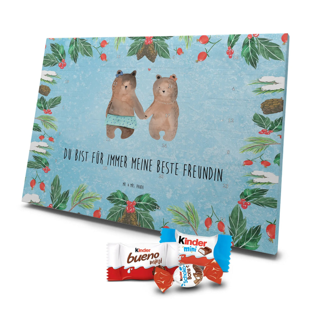 Chocolate advent calendar bear Girlfriend cuddly toy, teddy bear, bear girlfriend best friend love proof of love loves buddy buddy