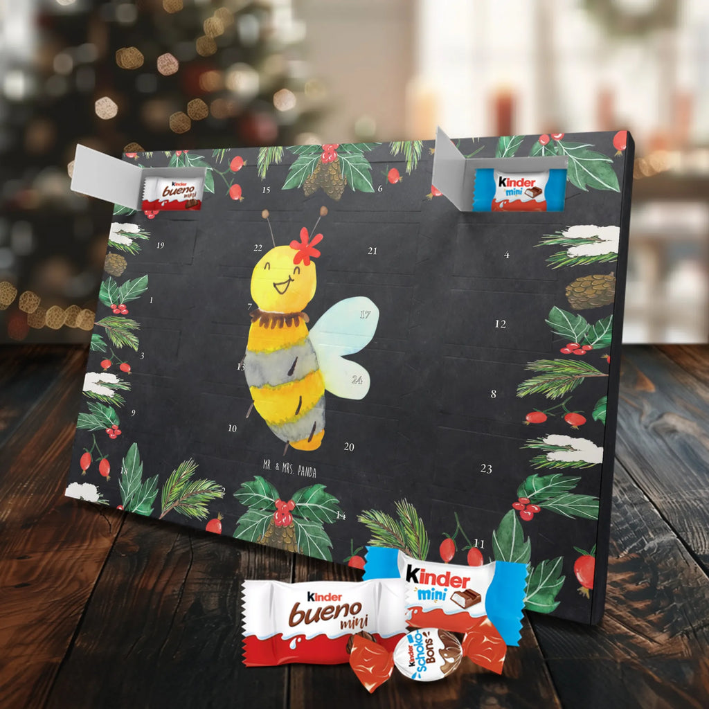 Chocolate advent calendar bee flower bumblebee, wasp