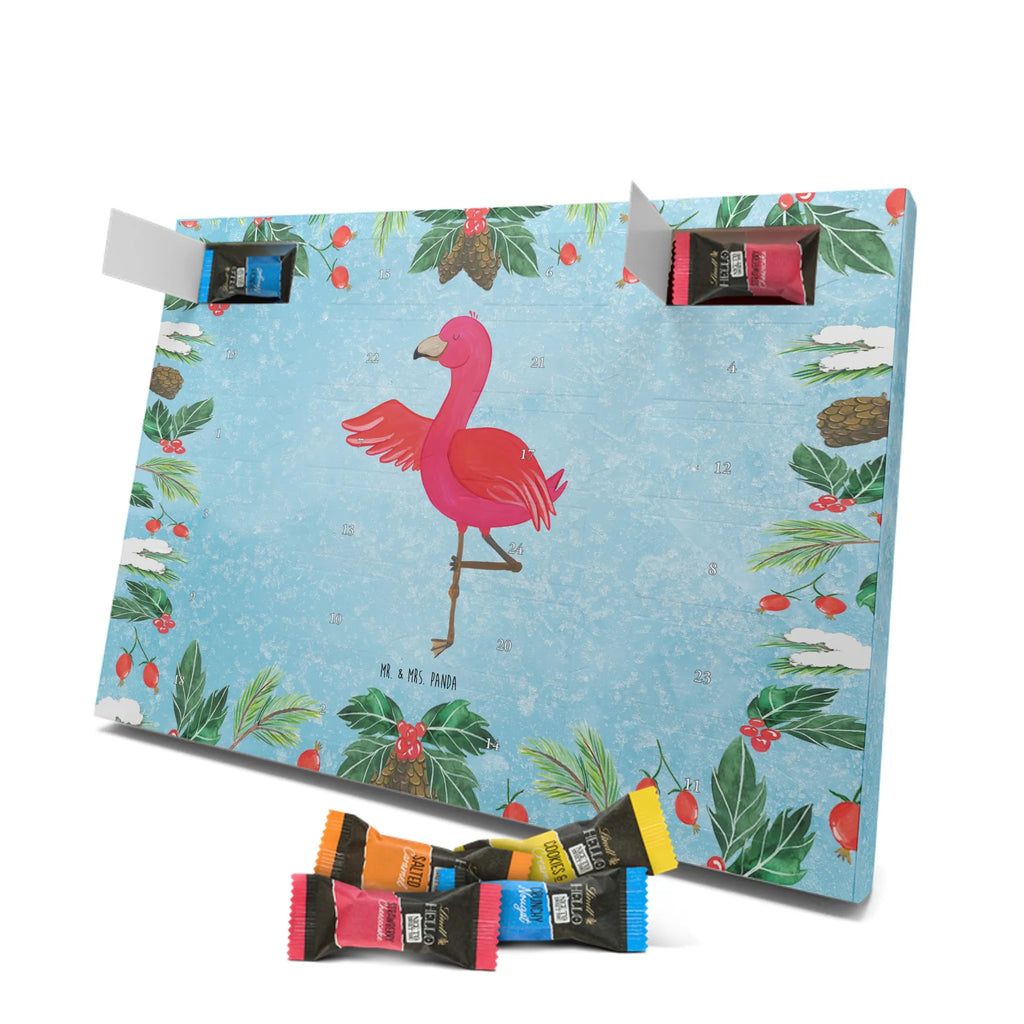 Chocolate advent calendar flamingo yoga gifts, gift idea, small gifts, pink gifts, adults, pink bird, children, bird of paradise, Caribbean feeling, funny sayings, girls gifts, unusual gifts in pink, flamingo fans, red, gift pink, flamingo decoration, vacation, relaxation, mindfulness, yoga exercise, anger, deep relaxation, bird, agitation