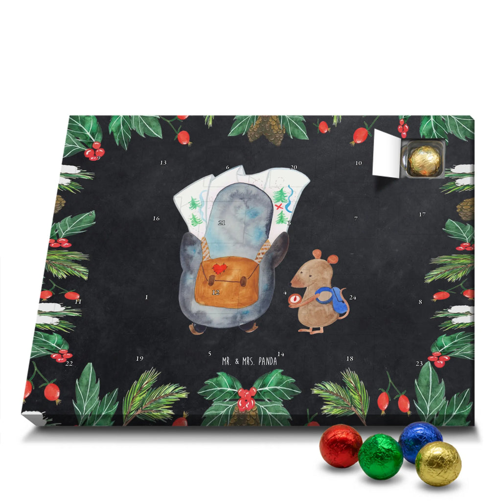 Chocolate advent calendar Penguin & Mouse Hiker North Pole, Penguins, penguins, hiking, road trip, excursion, adventurer, adventure