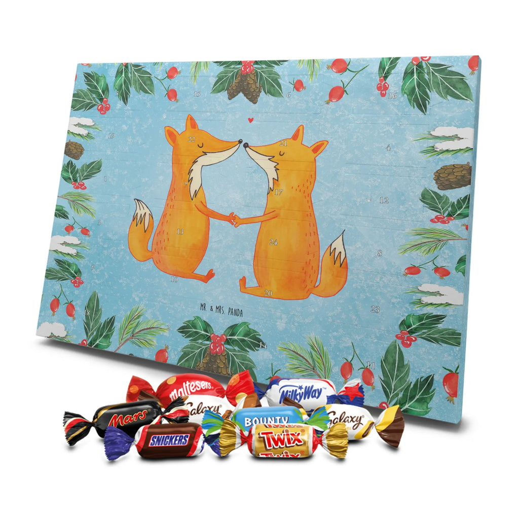 Chocolate advent calendar foxes Love forest wildlife, clever as a fox, foxes, animal lover, fiancée, proof of love, marriage, wife, lovers, husband, boyfriend, couple, girlfriend