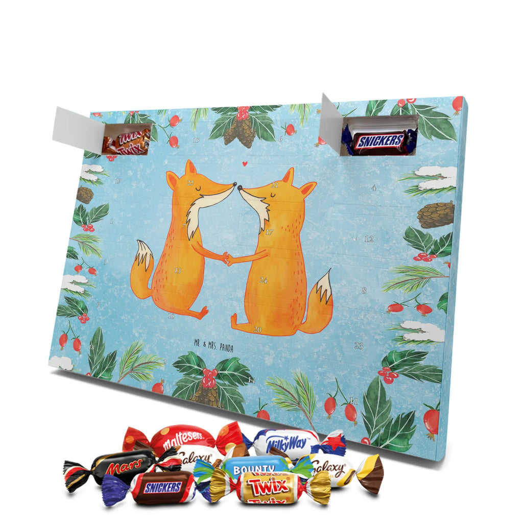Chocolate advent calendar foxes Love forest wildlife, clever as a fox, foxes, animal lover, fiancée, proof of love, marriage, wife, lovers, husband, boyfriend, couple, girlfriend