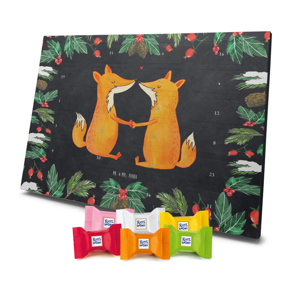 Chocolate advent calendar foxes Love forest wildlife, clever as a fox, foxes, animal lover, fiancée, proof of love, marriage, wife, lovers, husband, boyfriend, couple, girlfriend