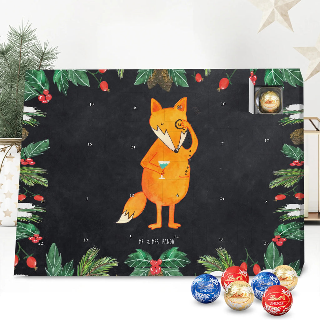 Chocolate advent calendar Fox lord forest wildlife, clever as a fox, foxes, animal lover, words of consolation, motivation saying, problem solving, lovesickness gift, saying funny