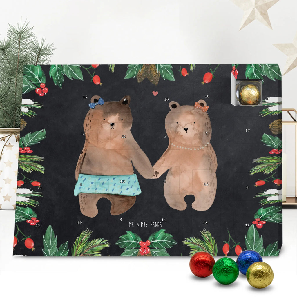 Chocolate advent calendar bear Girlfriend cuddly toy, teddy bear, bear girlfriend best friend love proof of love loves buddy buddy