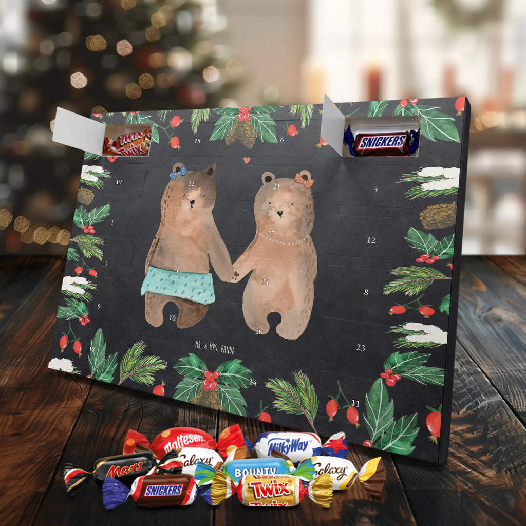 Chocolate advent calendar bear Girlfriend cuddly toy, teddy bear, bear girlfriend best friend love proof of love loves buddy buddy