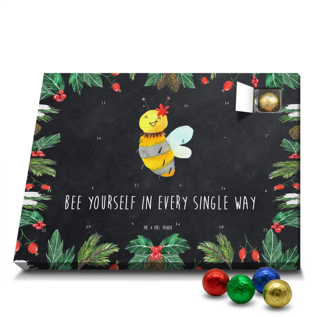 Chocolate advent calendar bee flower bumblebee, wasp