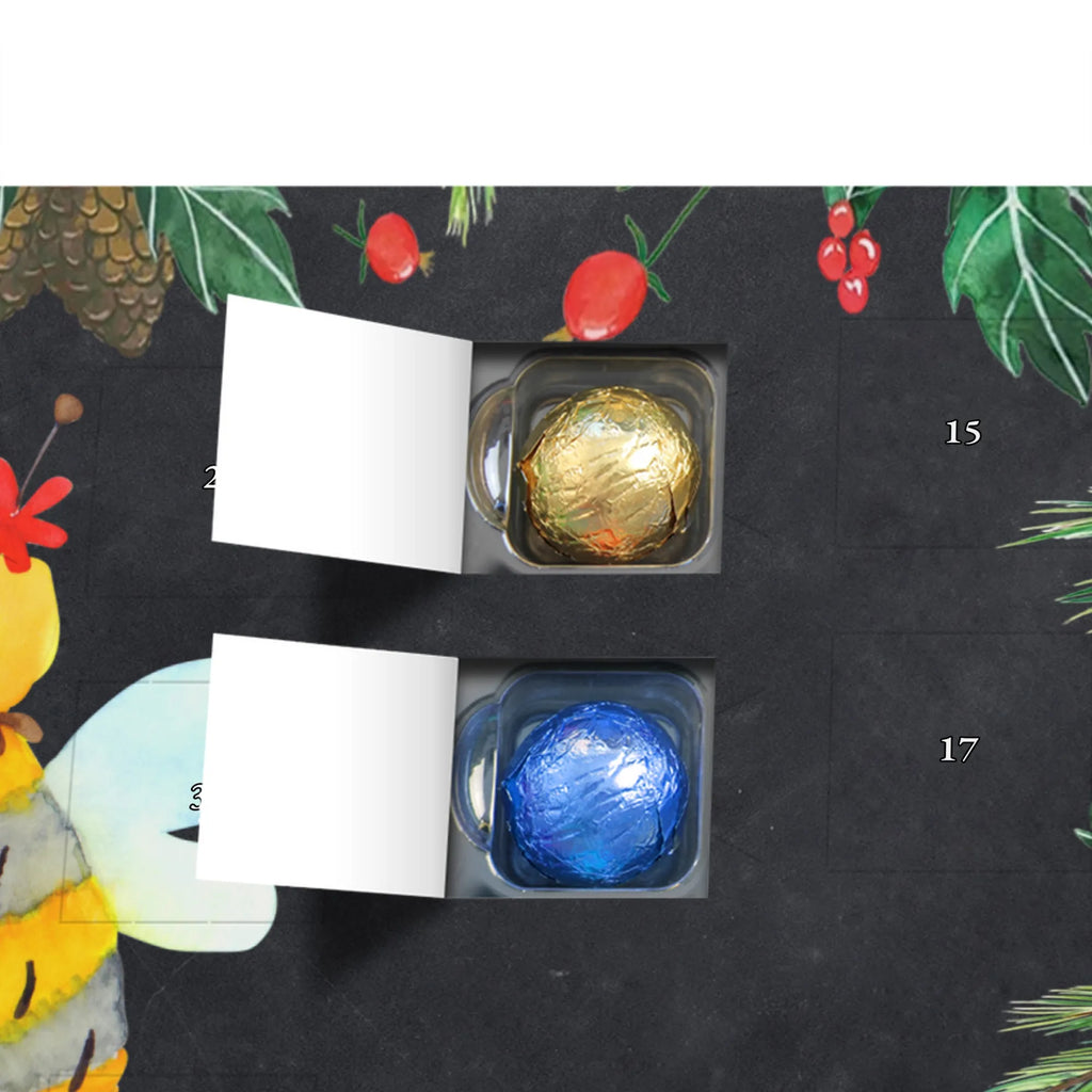 Chocolate advent calendar bee flower bumblebee, wasp