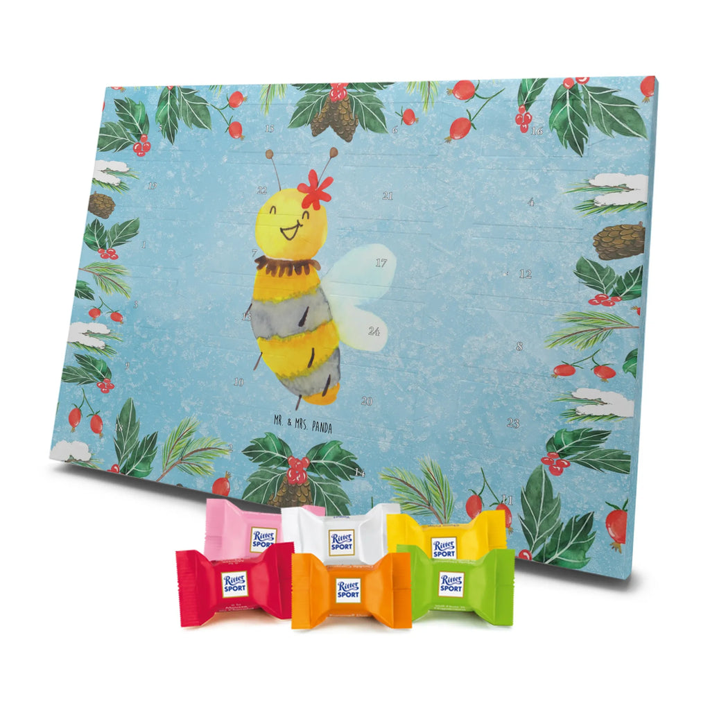 Chocolate advent calendar bee flower bumblebee, wasp