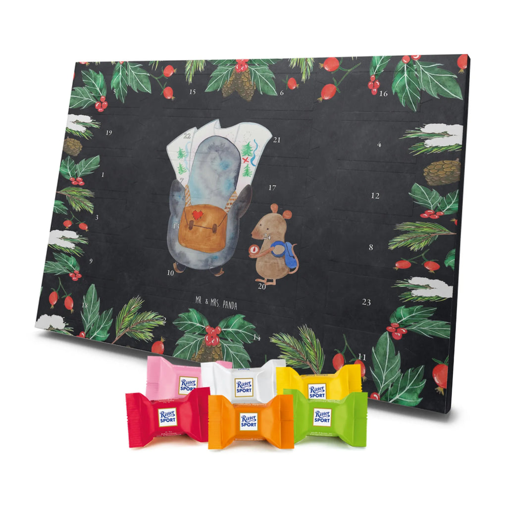 Chocolate advent calendar Penguin & Mouse Hiker North Pole, Penguins, penguins, hiking, road trip, excursion, adventurer, adventure