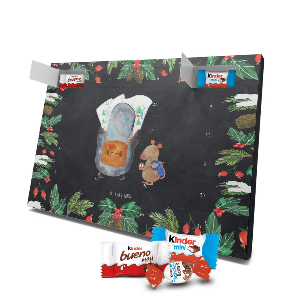 Chocolate advent calendar Penguin & Mouse Hiker North Pole, Penguins, penguins, hiking, road trip, excursion, adventurer, adventure