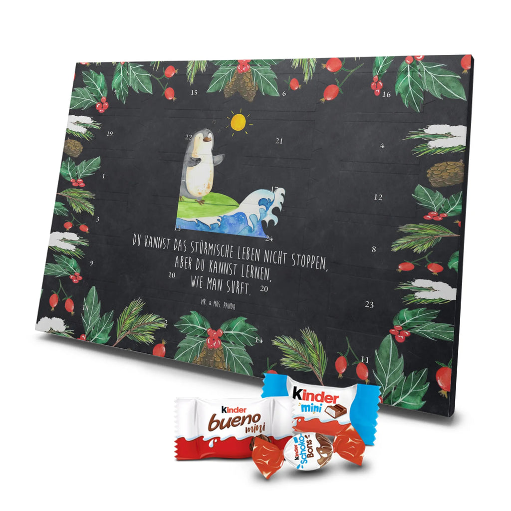 Chocolate advent calendar Penguin surfer North Pole, Penguins, waves, surfing, wave riding, holidays, penguins, surfers