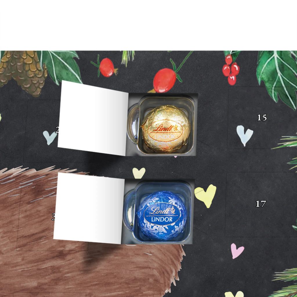 Chocolate advent calendar Hedgehog hearts gift ideas, gifts, small animals, good mood, cute, funny sayings, cute animal motives, hand drawn, special gifts, card, animal lover, kiss, heart, hearts, trust