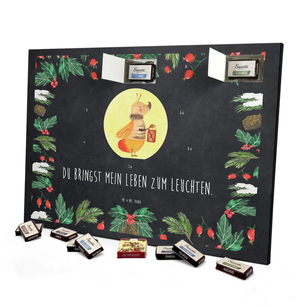 Chocolate advent calendar Firefly gift ideas, gifts, small animals, good mood, cute, funny sayings, cute animal motives, hand drawn, special gifts, card, animal lover, magic, glow, love saying, proof of love, anniversary, butterfly, glowworm, favourite person, marriage proposal