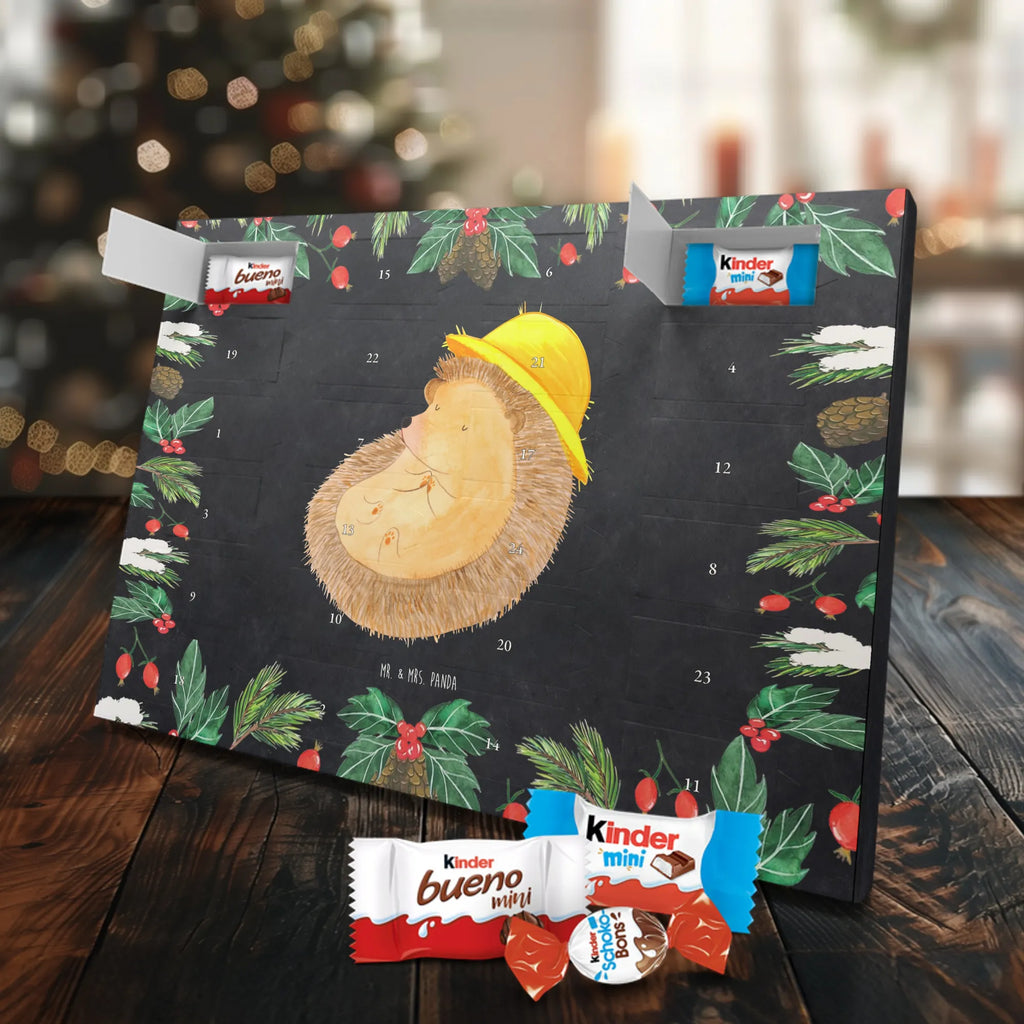 Chocolate advent calendar Hedgehog Pray gift ideas, gifts, small animals, good mood, cute, funny sayings, cute animal motives, hand drawn, special gifts, card, animal lover, pray, God, sun hat, enjoy, hedgehog with hat, gratitude, be grateful