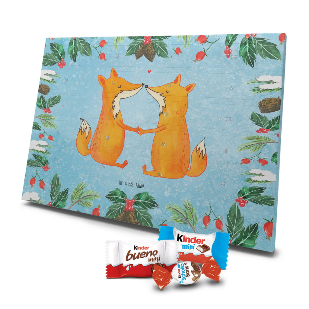 Chocolate advent calendar foxes Love forest wildlife, clever as a fox, foxes, animal lover, fiancée, proof of love, marriage, wife, lovers, husband, boyfriend, couple, girlfriend