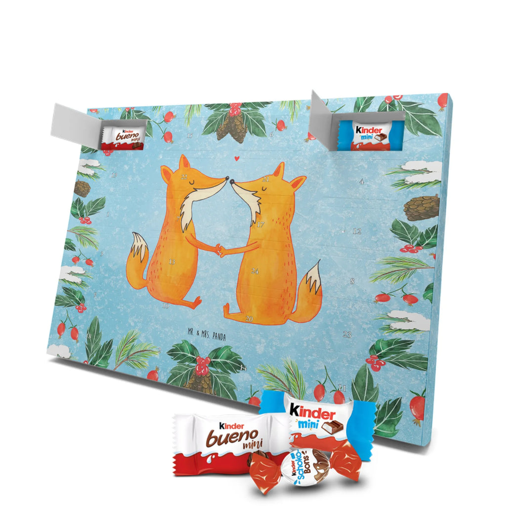 Chocolate advent calendar foxes Love forest wildlife, clever as a fox, foxes, animal lover, fiancée, proof of love, marriage, wife, lovers, husband, boyfriend, couple, girlfriend