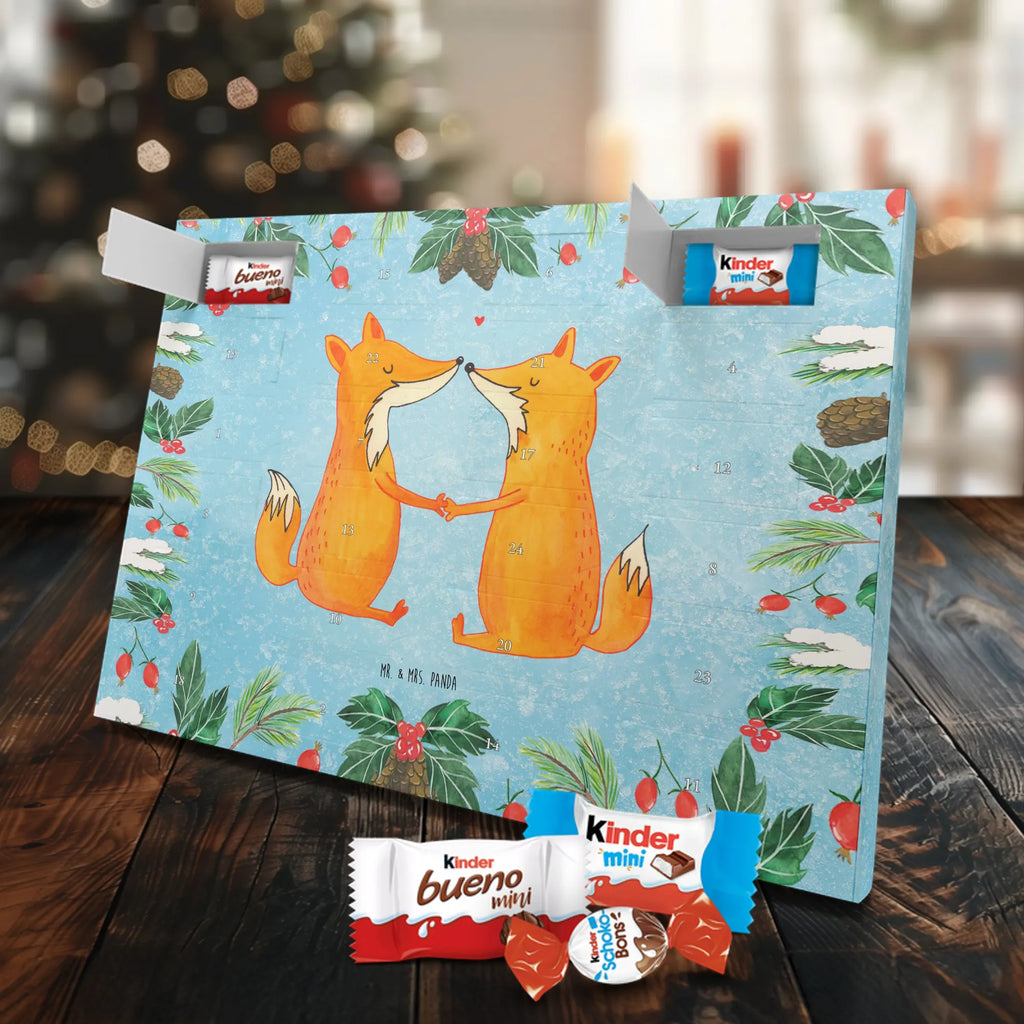 Chocolate advent calendar foxes Love forest wildlife, clever as a fox, foxes, animal lover, fiancée, proof of love, marriage, wife, lovers, husband, boyfriend, couple, girlfriend