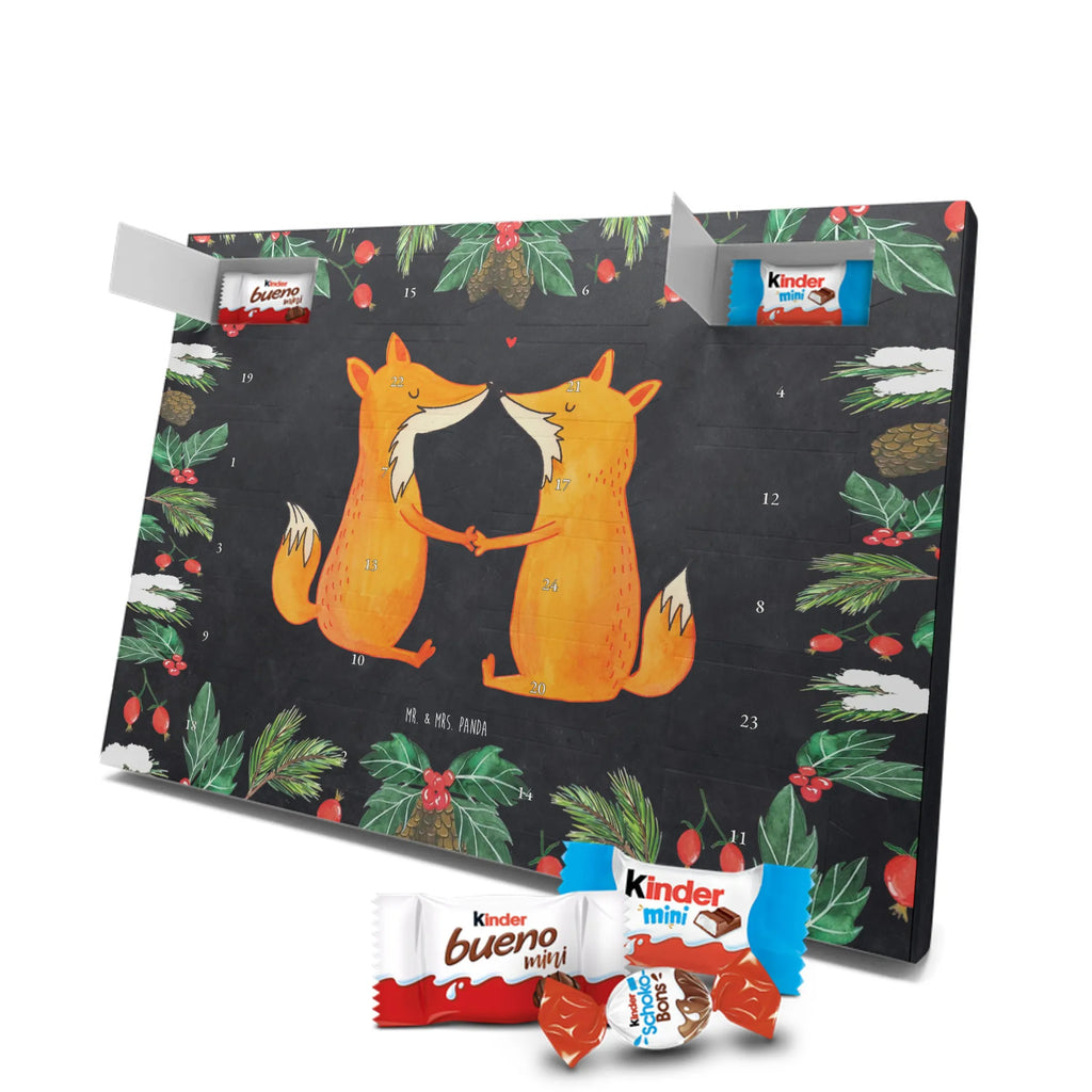 Chocolate advent calendar foxes Love forest wildlife, clever as a fox, foxes, animal lover, fiancée, proof of love, marriage, wife, lovers, husband, boyfriend, couple, girlfriend