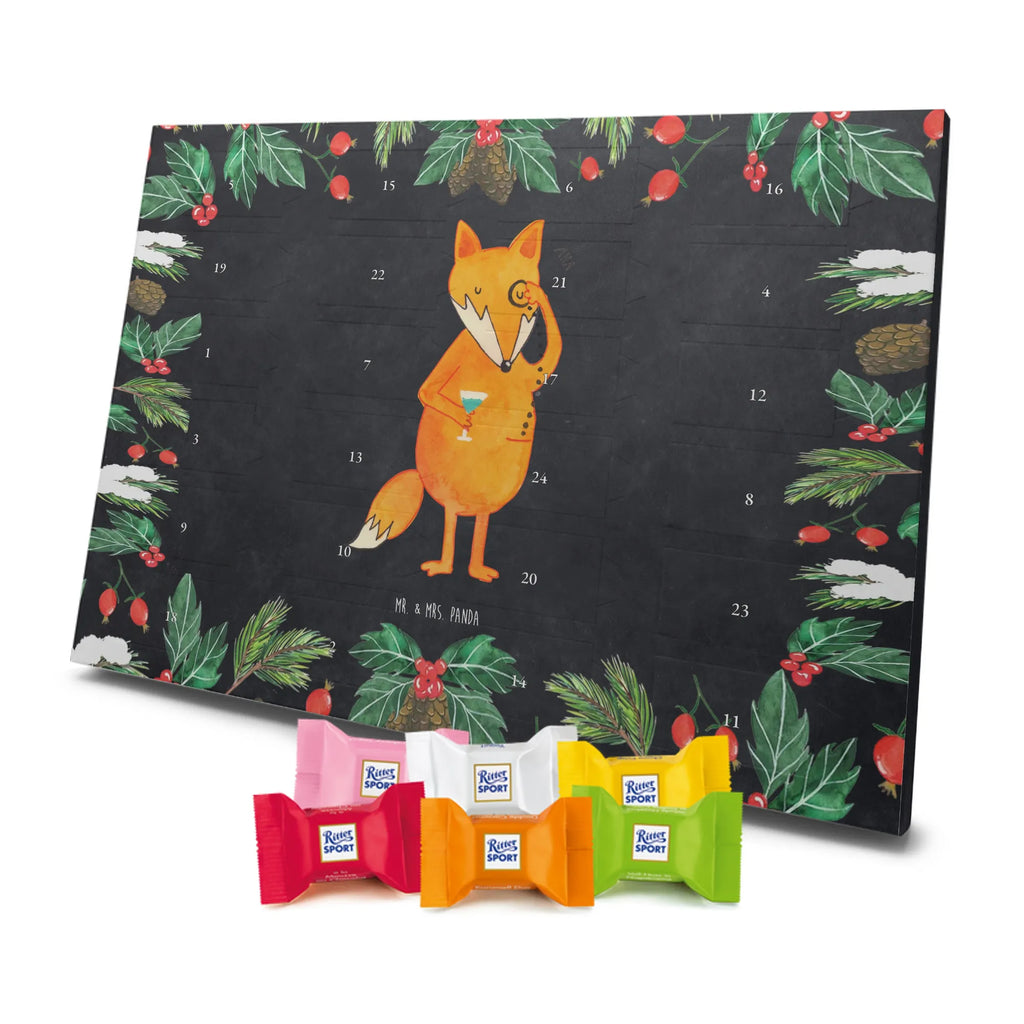 Chocolate advent calendar Fox lord forest wildlife, clever as a fox, foxes, animal lover, words of consolation, motivation saying, problem solving, lovesickness gift, saying funny