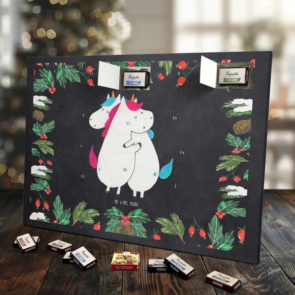 Chocolate advent calendar unicorns Embrace Siblings, Sisters, Girlfriends