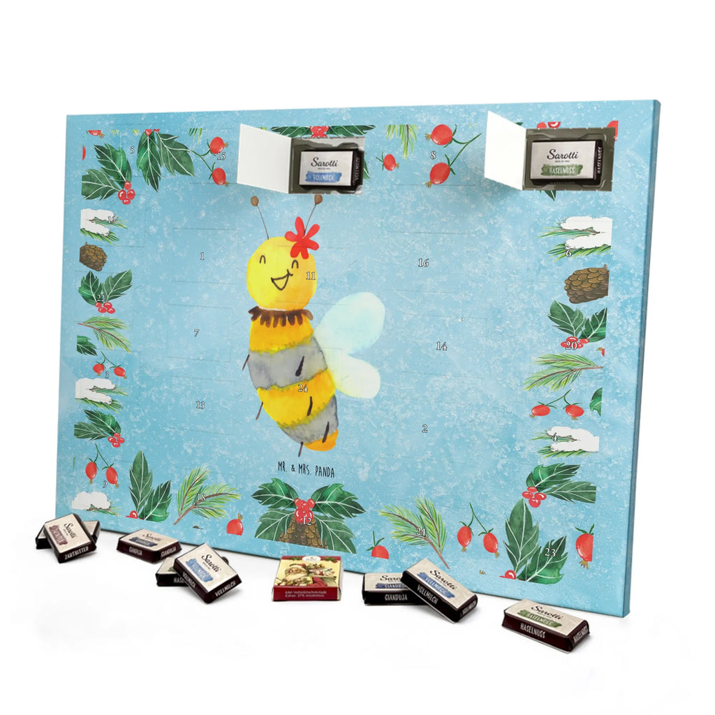 Chocolate advent calendar bee flower bumblebee, wasp