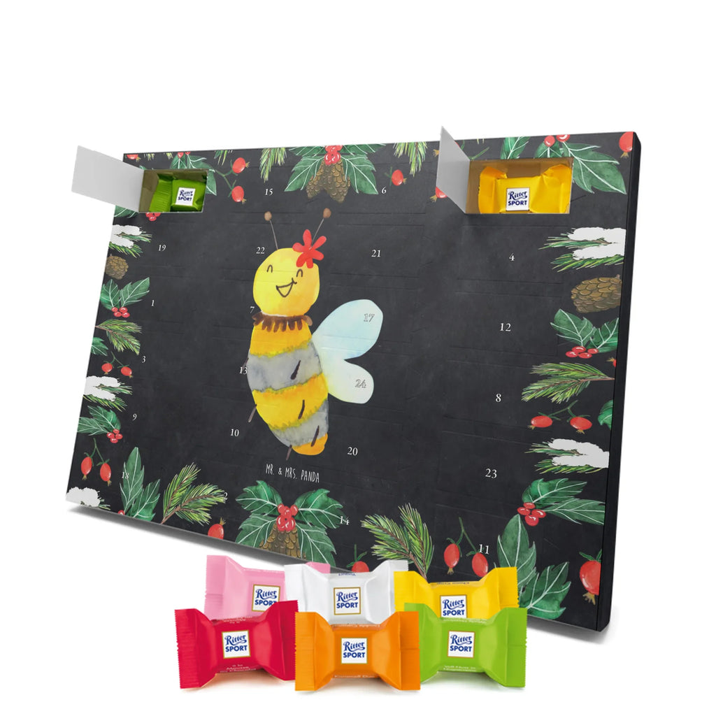 Chocolate advent calendar bee flower bumblebee, wasp