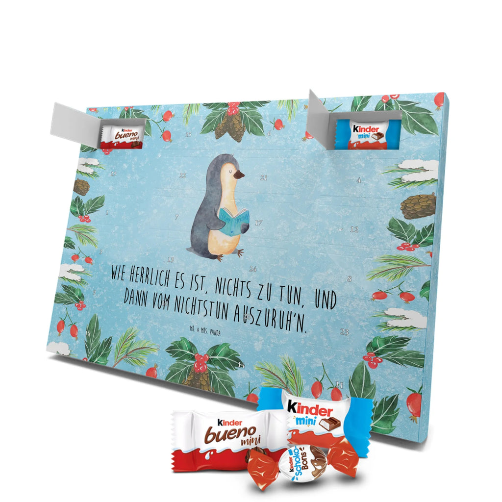 Chocolate advent calendar Penguin A book North Pole, Penguins, penguins, leisure, book, vacation, reading, doing nothing, holidays, lazing around, bookworm