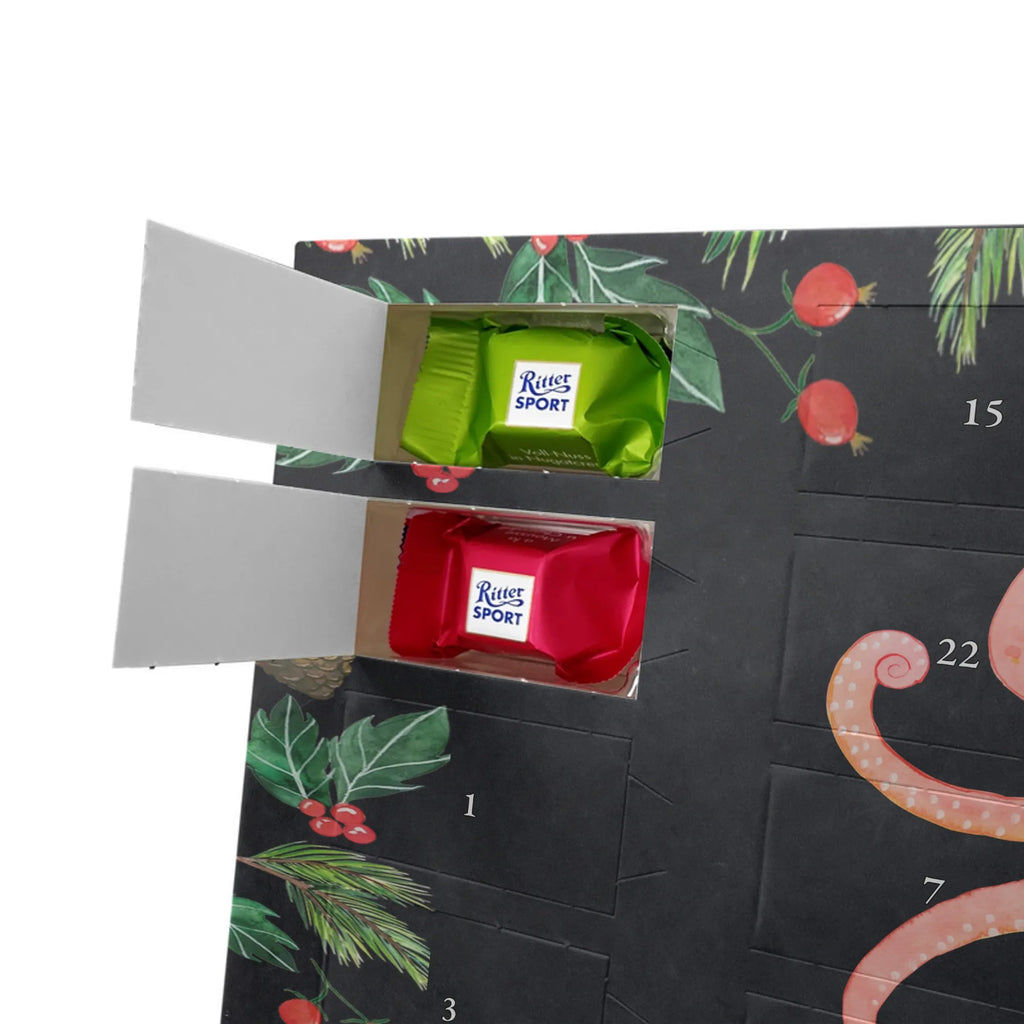 Chocolate advent calendar Squid gift ideas, gifts, small animals, good mood, cute, funny sayings, cute animal motives, hand drawn, special gifts, card, animal lover, octopus, ocean, squid, arms, sea animal, water