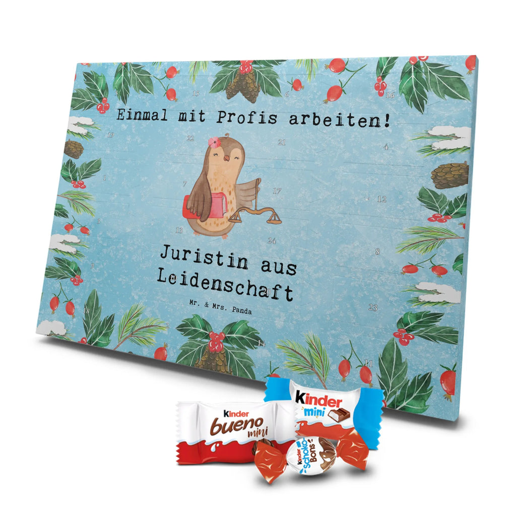 Chocolate advent calendar female lawyer Passion gift, sayings, gift idea, best, farewell gift, passing exam, anniversary, retirement, promotion, job start, profession