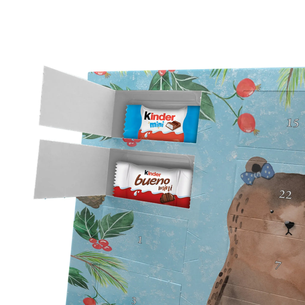 Chocolate advent calendar bear Girlfriend cuddly toy, teddy bear, bear girlfriend best friend love proof of love loves buddy buddy