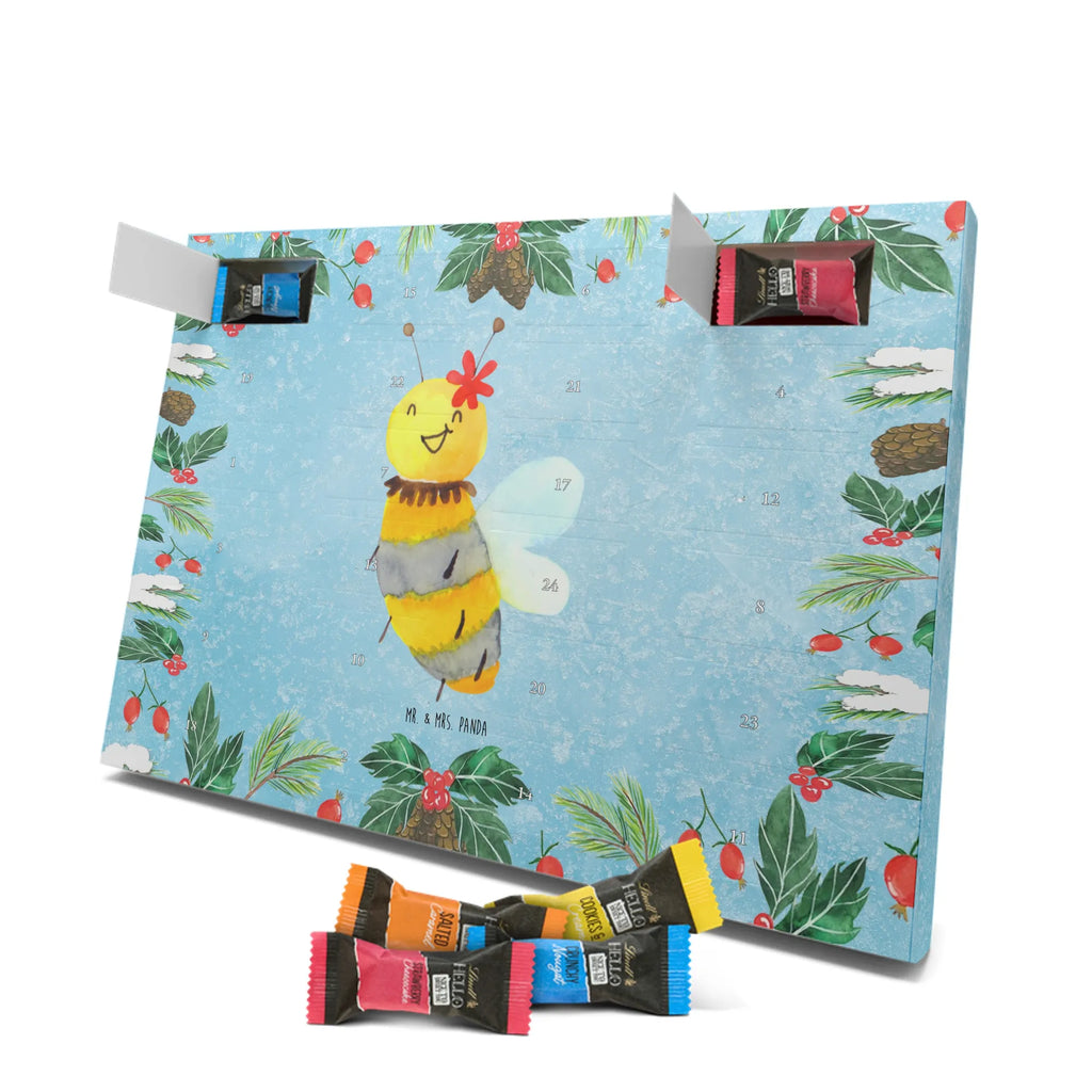 Chocolate advent calendar bee flower bumblebee, wasp