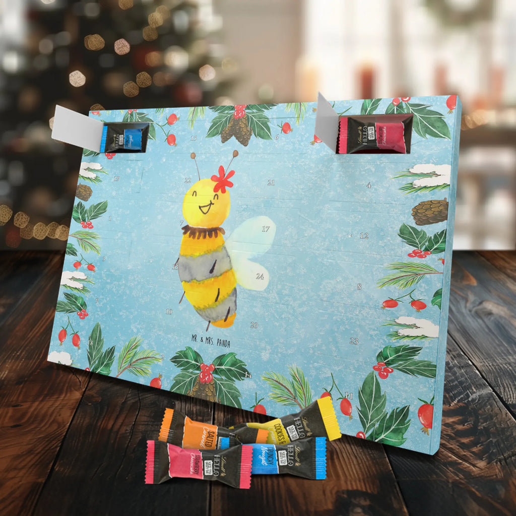 Chocolate advent calendar bee flower bumblebee, wasp