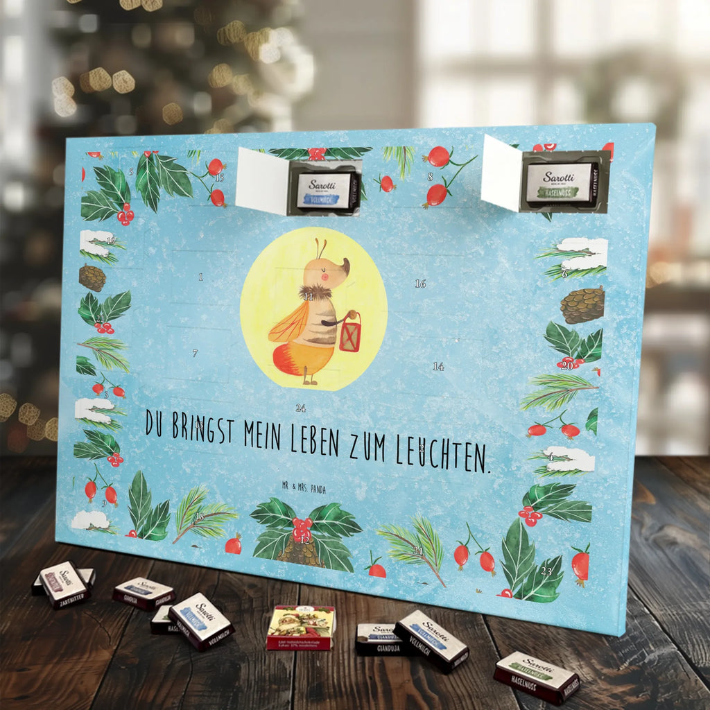 Chocolate advent calendar Firefly gift ideas, gifts, small animals, good mood, cute, funny sayings, cute animal motives, hand drawn, special gifts, card, animal lover, magic, glow, love saying, proof of love, anniversary, butterfly, glowworm, favourite person, marriage proposal
