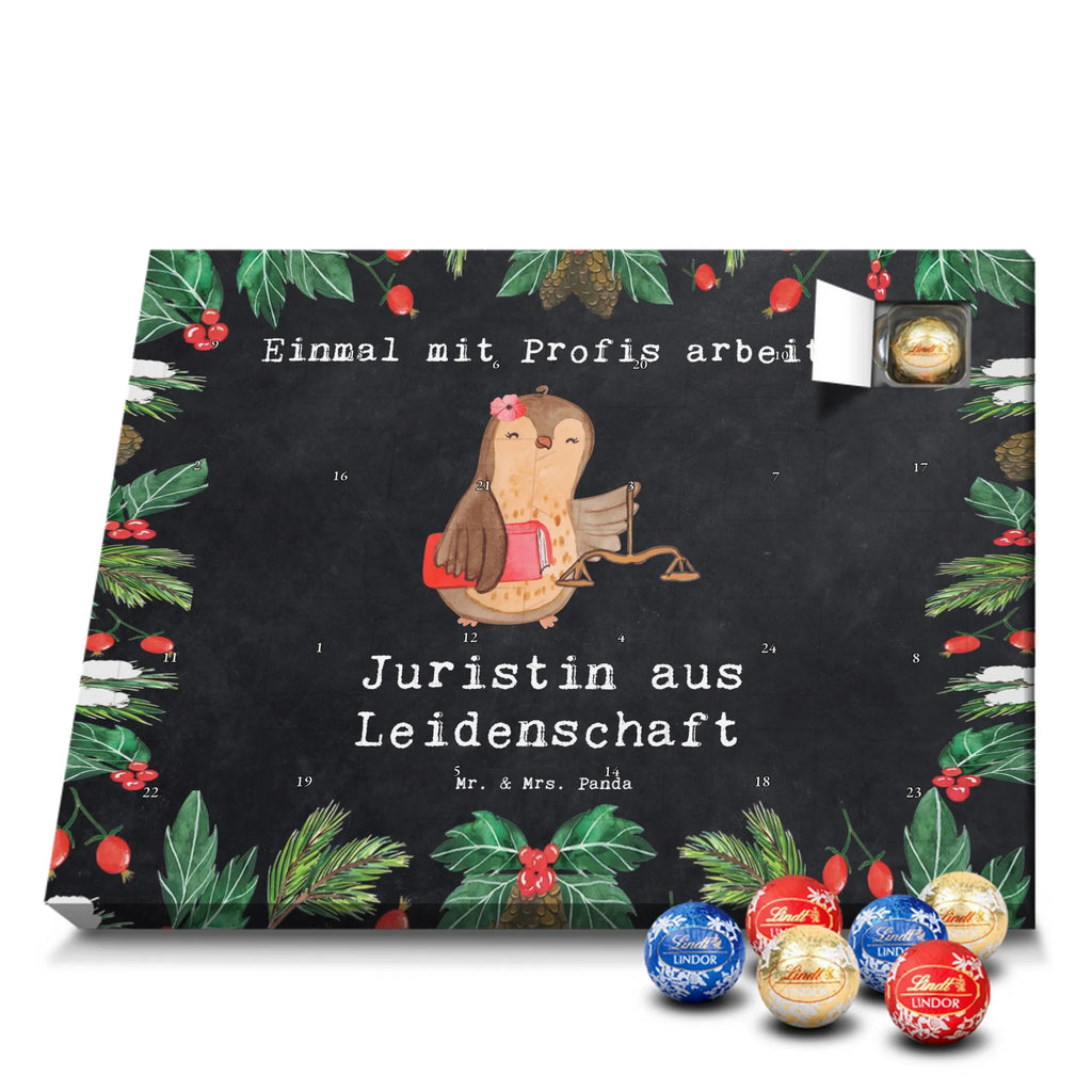 Chocolate advent calendar female lawyer Passion gift, sayings, gift idea, best, farewell gift, passing exam, anniversary, retirement, promotion, job start, profession