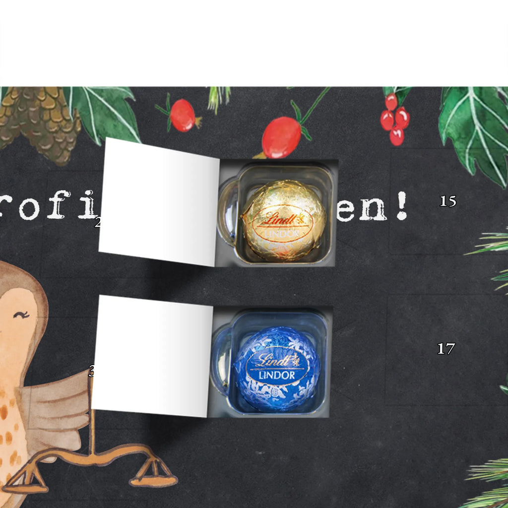 Chocolate advent calendar female lawyer Passion gift, sayings, gift idea, best, farewell gift, passing exam, anniversary, retirement, promotion, job start, profession