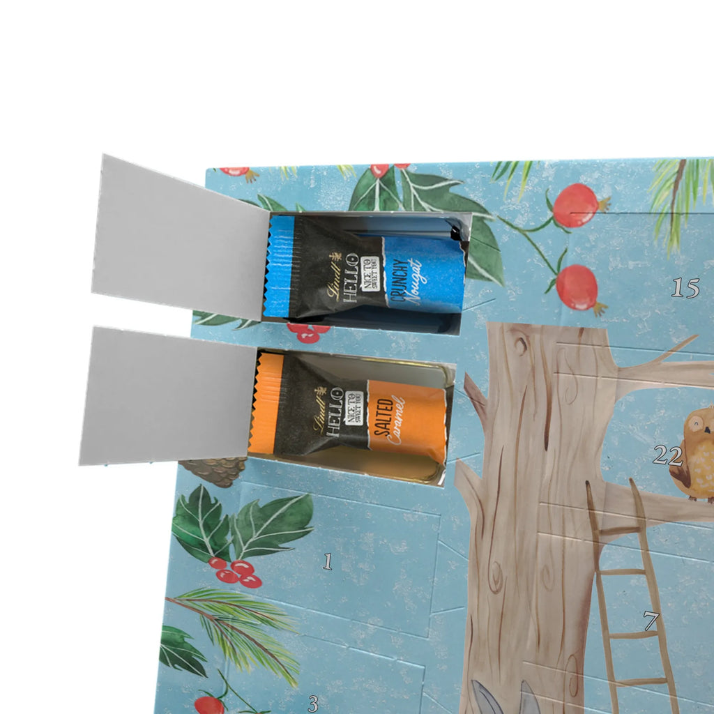 Chocolate advent calendar forest animals picnic gift ideas, gifts, small animals, good mood, cute, funny sayings, cute animal motives, hand drawn, special gifts, card, animal lover, squirrel, mouse, forest animals, hare, forest, picnic