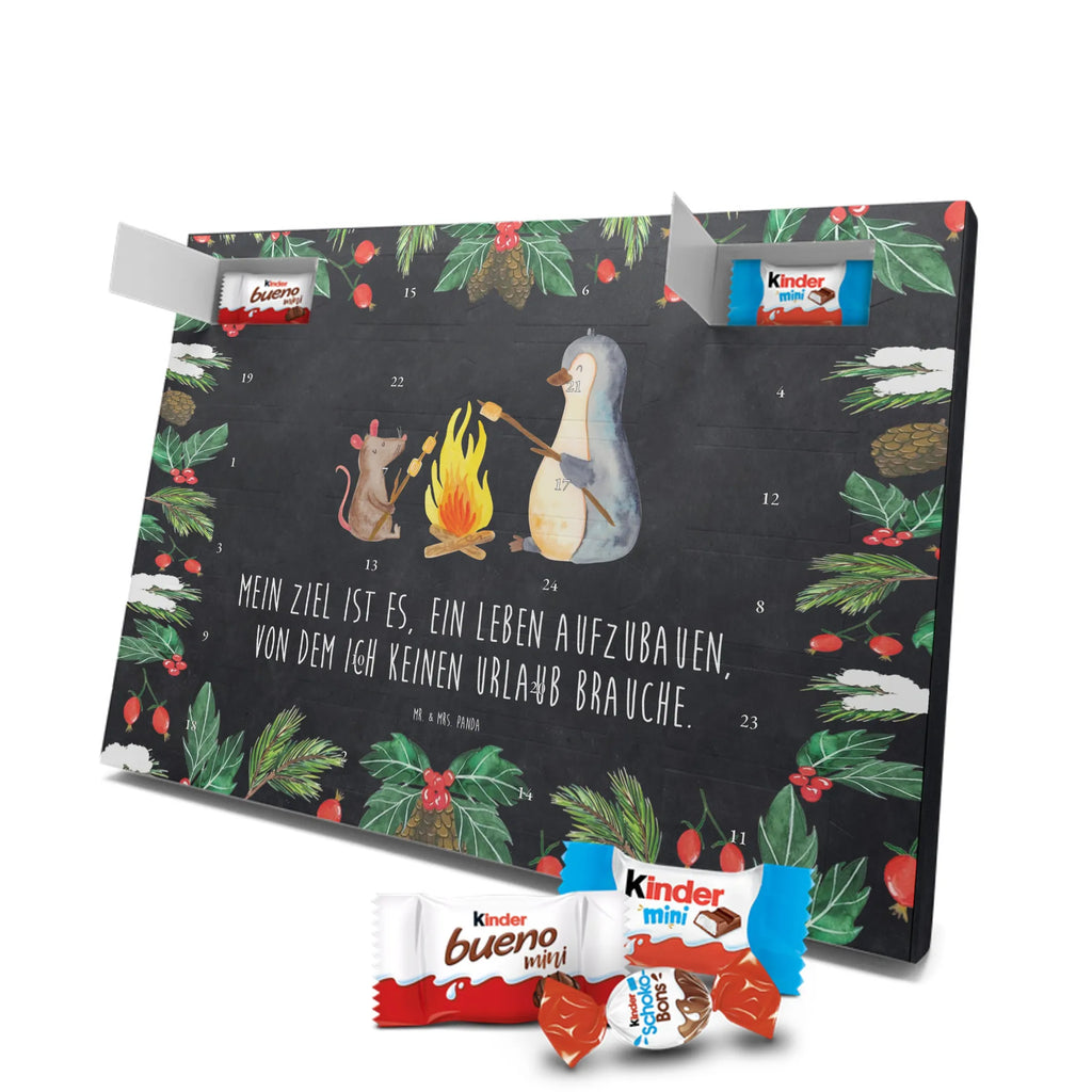 Chocolate advent calendar Penguin campfire North Pole, Penguins, mouse, penguins, everyday office life, new start, life motto, fire, work, campfire, life motivation