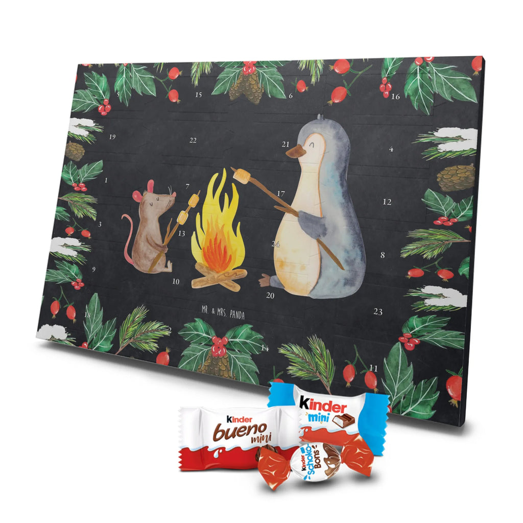 Chocolate advent calendar Penguin campfire North Pole, Penguins, mouse, penguins, everyday office life, new start, life motto, fire, work, campfire, life motivation