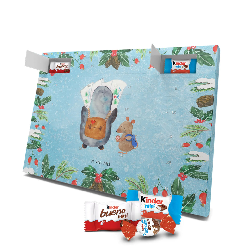 Chocolate advent calendar Penguin & Mouse Hiker North Pole, Penguins, penguins, hiking, road trip, excursion, adventurer, adventure