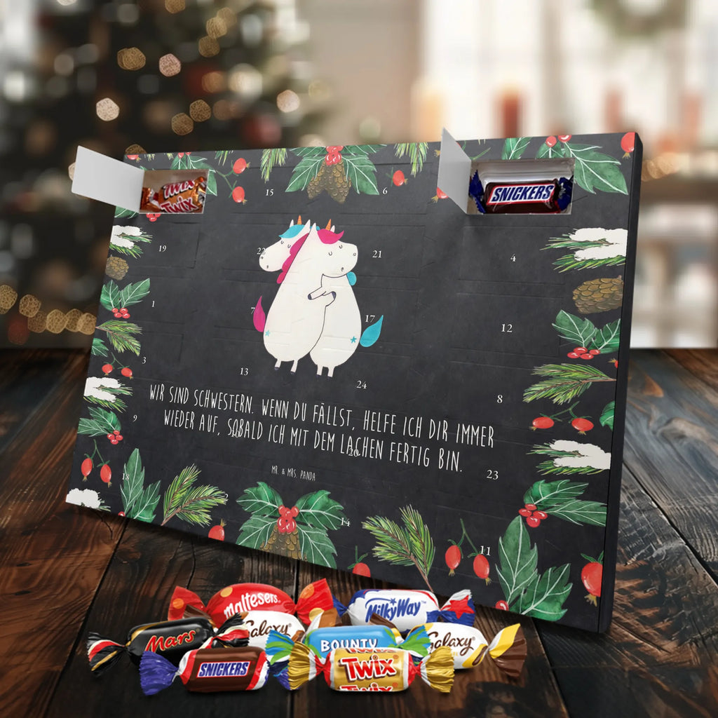 Chocolate advent calendar unicorns Embrace Siblings, Sisters, Girlfriends