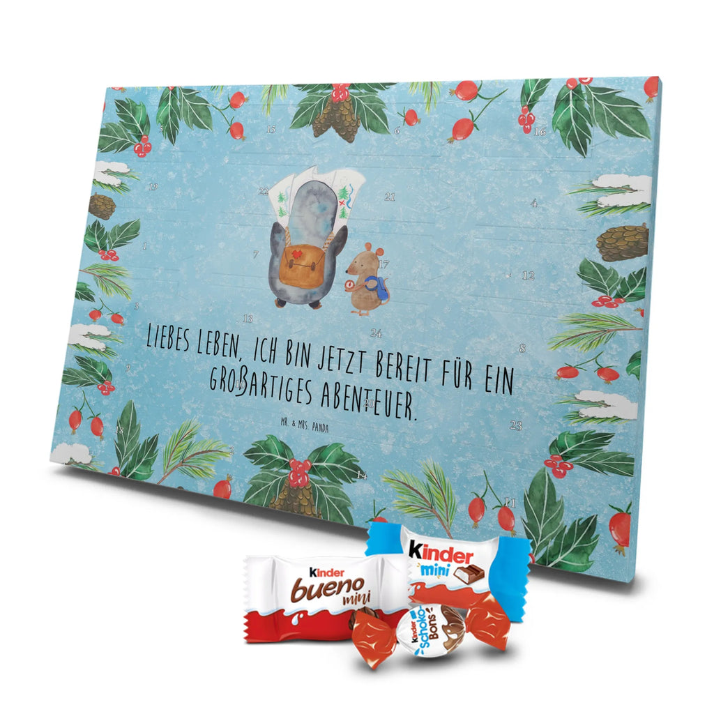 Chocolate advent calendar Penguin & Mouse Hiker North Pole, Penguins, penguins, hiking, road trip, excursion, adventurer, adventure