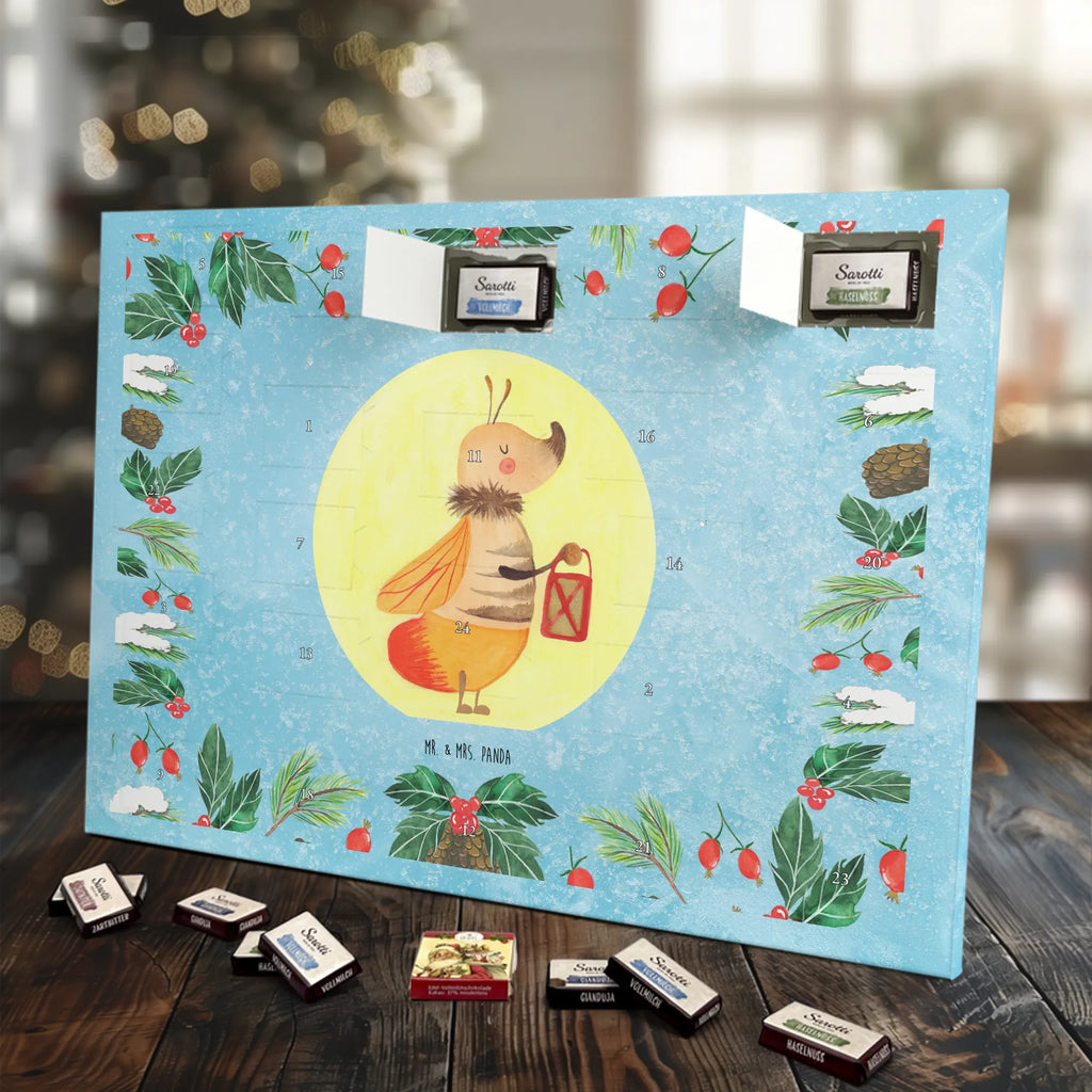 Chocolate advent calendar Firefly gift ideas, gifts, small animals, good mood, cute, funny sayings, cute animal motives, hand drawn, special gifts, card, animal lover, magic, glow, love saying, proof of love, anniversary, butterfly, glowworm, favourite person, marriage proposal