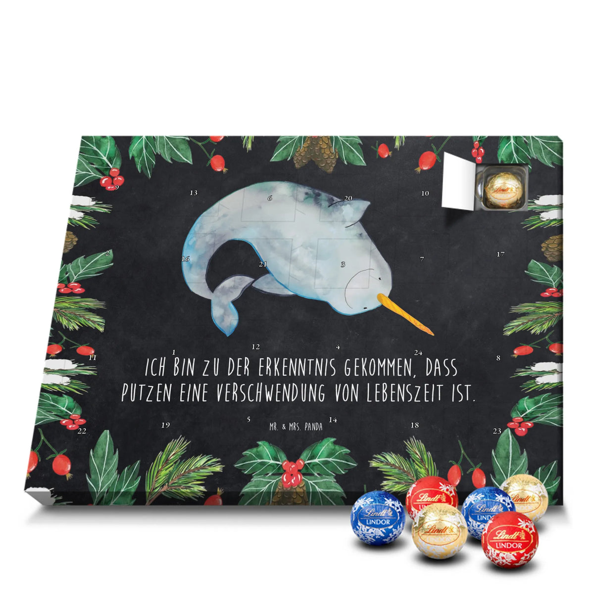 Schoko Adventskalender Narwal
