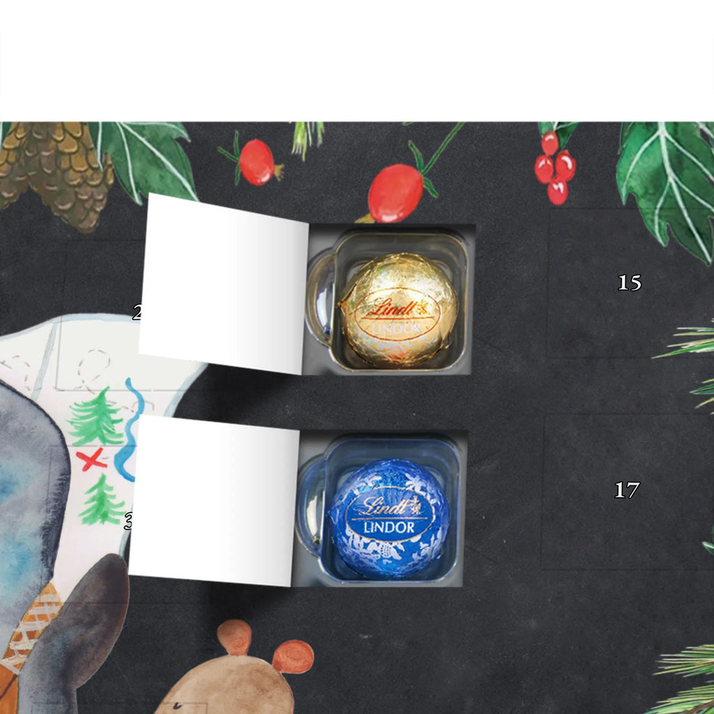 Chocolate advent calendar Penguin & Mouse Hiker North Pole, Penguins, penguins, hiking, road trip, excursion, adventurer, adventure