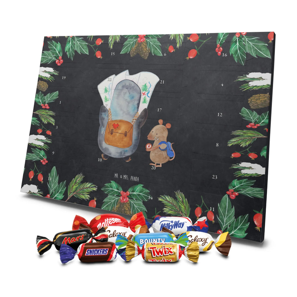 Chocolate advent calendar Penguin & Mouse Hiker North Pole, Penguins, penguins, hiking, road trip, excursion, adventurer, adventure