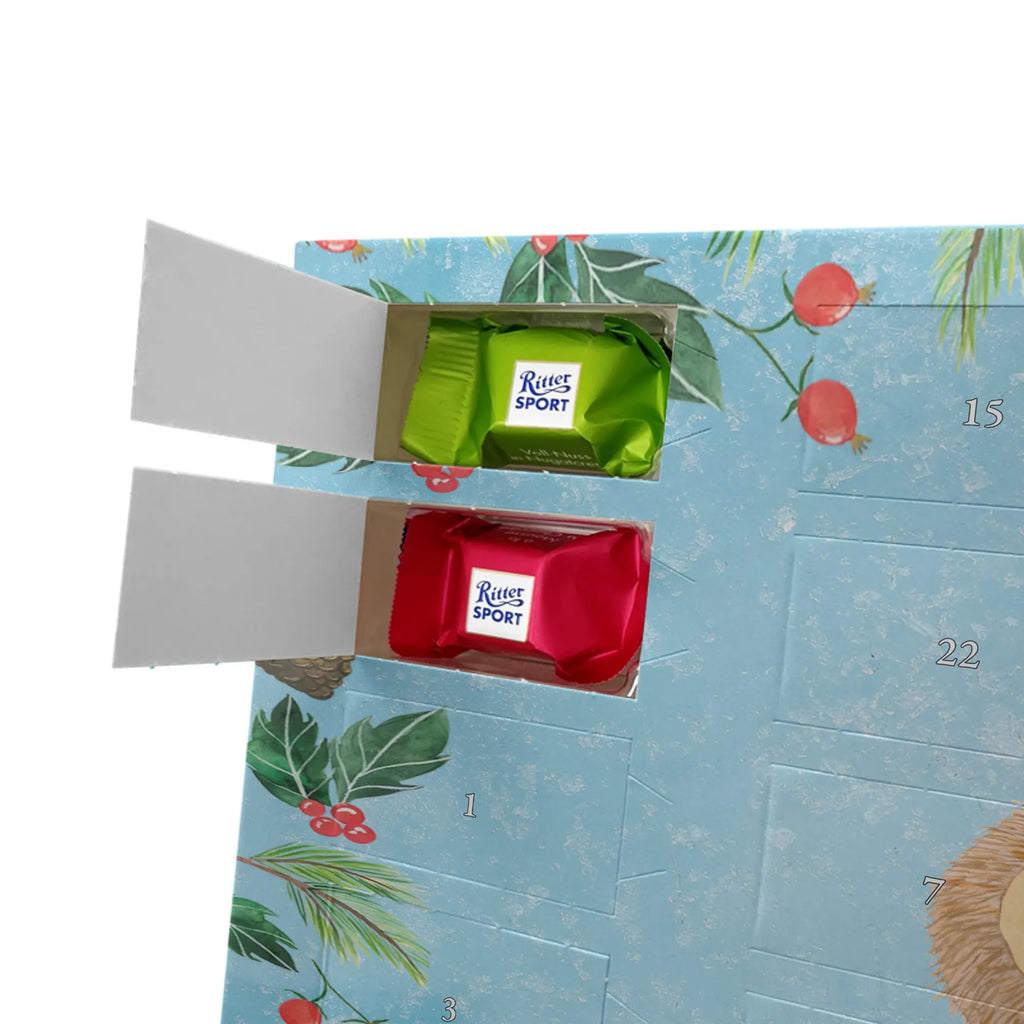 Chocolate advent calendar Hedgehog Pray gift ideas, gifts, small animals, good mood, cute, funny sayings, cute animal motives, hand drawn, special gifts, card, animal lover, pray, God, sun hat, enjoy, hedgehog with hat, gratitude, be grateful