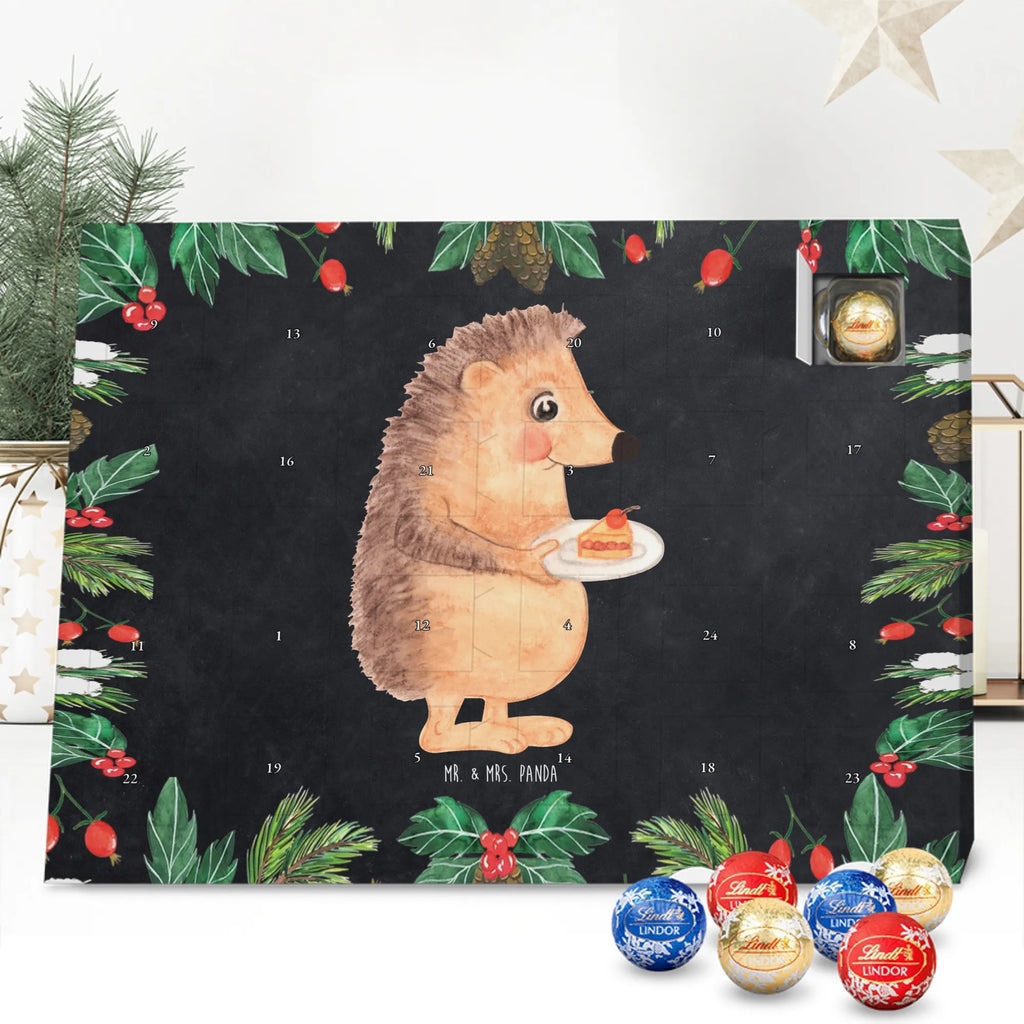 Chocolate advent calendar Hedgehog piece of cake gift ideas, gifts, small animals, good mood, cute, funny sayings, cute animal motives, hand drawn, special gifts, card, animal lover, birthday cake, invitation party, bake cake, food saying, baking gift, cake